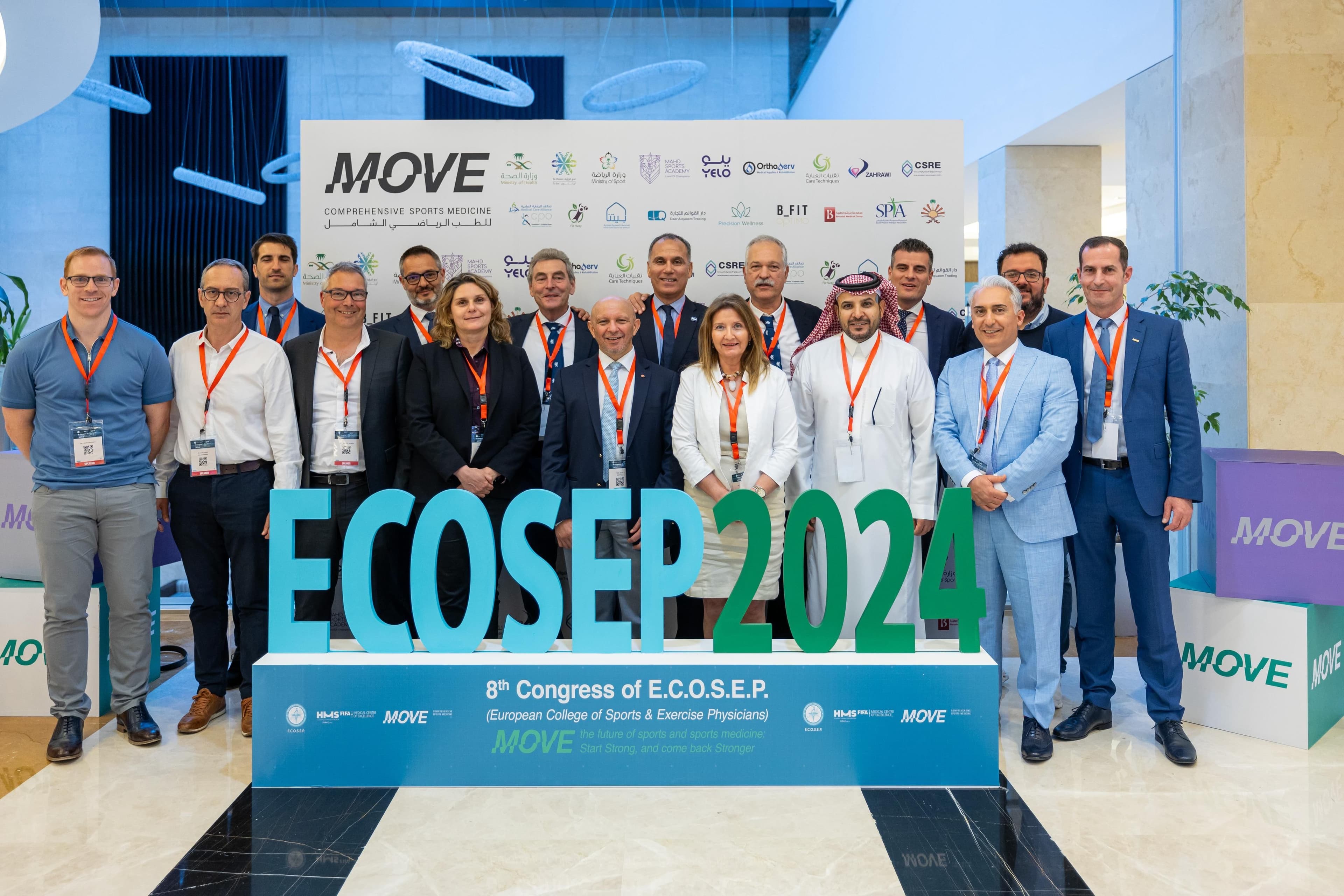 HMS FIFA Medical Center Dubai participates in the European Association of Sports Team Physicians conference in Riyadh