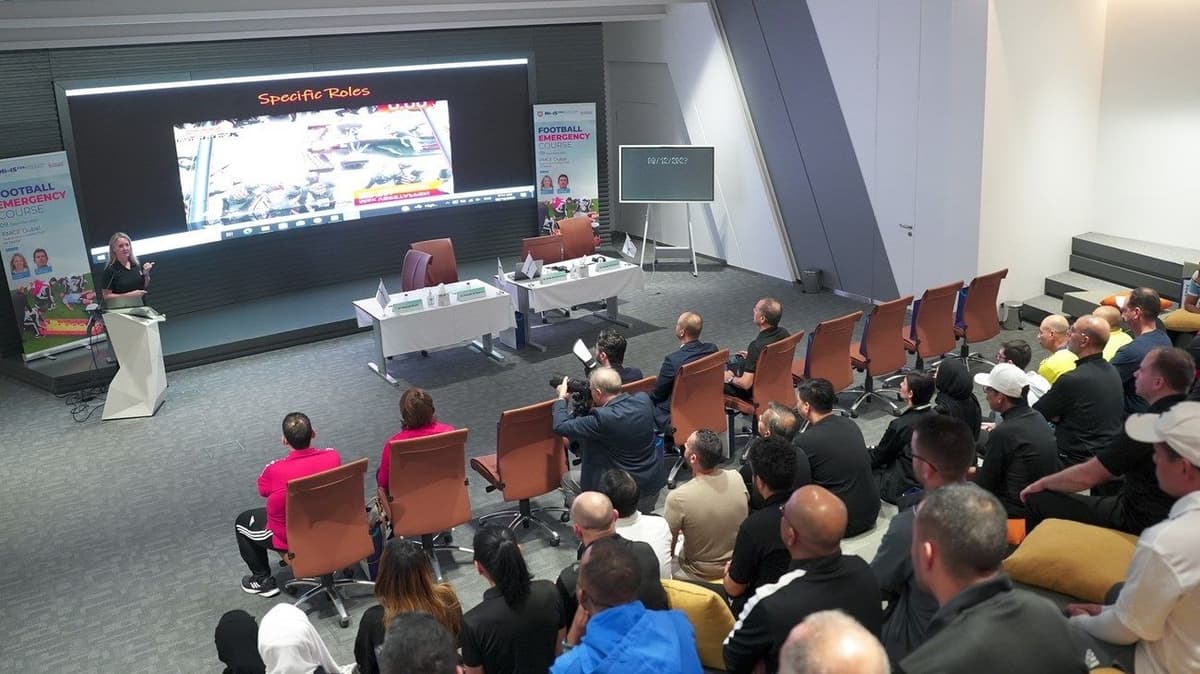 UAE Football Association holds a football medicine course in partnership with HMS FIFA Medical Center Of Excellence held at HMS FIFA Center - Al Jaddaf, Dubai.
