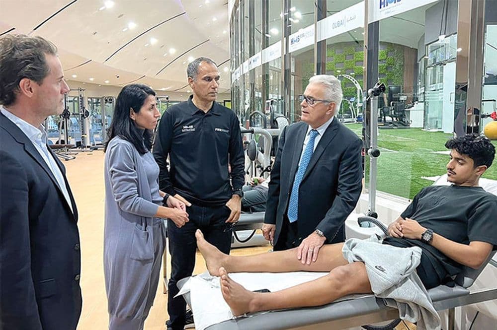 The Barcelona doctor visits FIFA Dubai and checks on Ryan's condition
