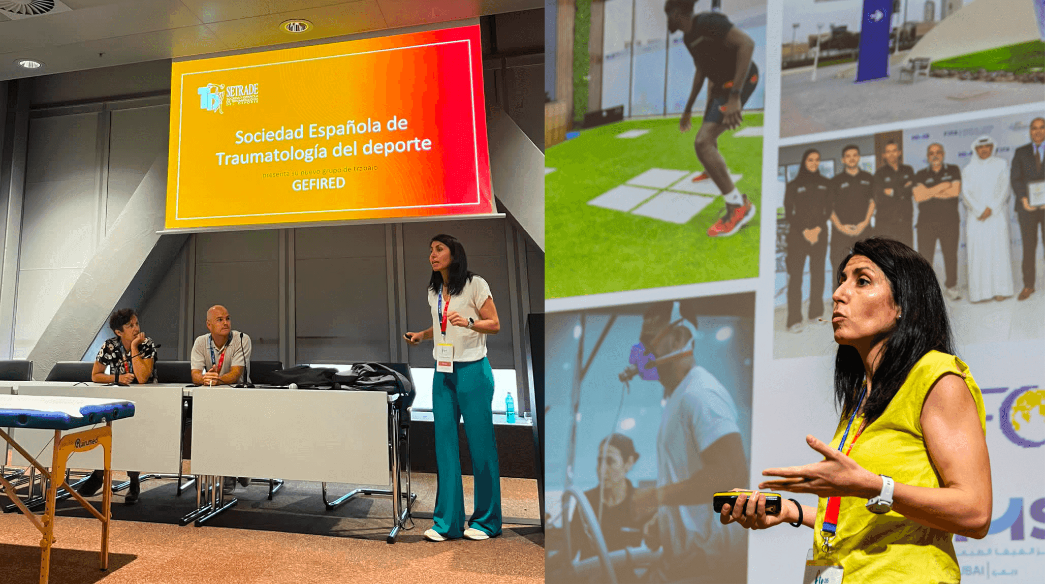 Head of Physiotherapy in HMS-FIFA Medical Centre of Excellence Dubai, Present Advanced Sports Rehabilitation Insights and Co-Launch GEFIRED at FTP26 in Barcelona, SPAIN
